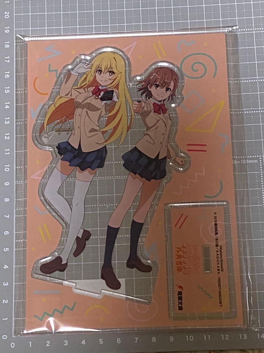 とある科学の心理掌握 ビッグアクリルスタンド 御坂美琴 食蜂操祈 アニメイト限定 とある科学の心理掌握 アニメイト限定 ビッグアクリルスタンド